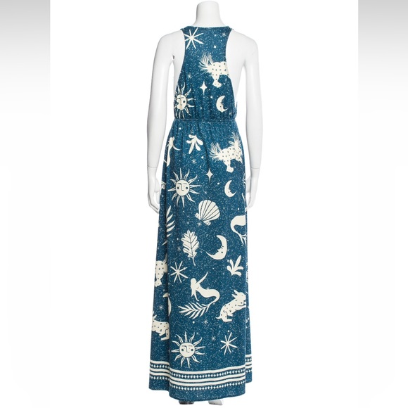 Agua Bendita Coverup Maxi Dress Like New Womens Large - Picture 3 of 5